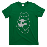Cosmic Skull and Cat - Green
