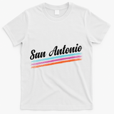 Classic San Antonio Throwback Retro Sports Fan T-Shirt - White