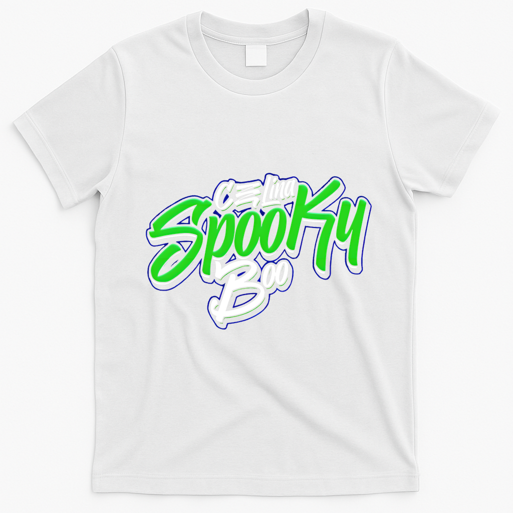 Celina Spooky Boo T-Shirt - White