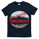Cincinnati Souvenir Baseball City Downtown I Love Cincinnati T-Shirt