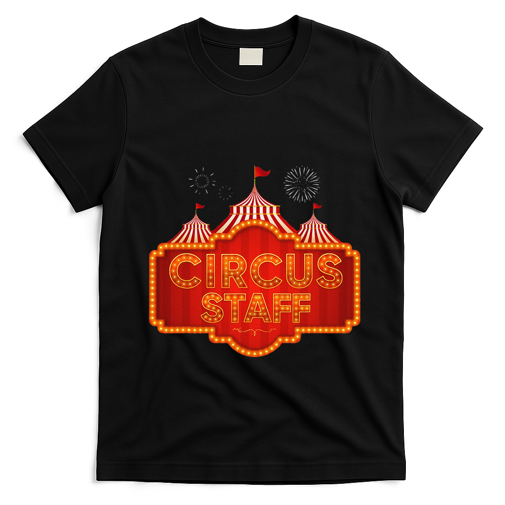 Circus Staff Clown Funny Halloween Costume Women T-Shirt - Black