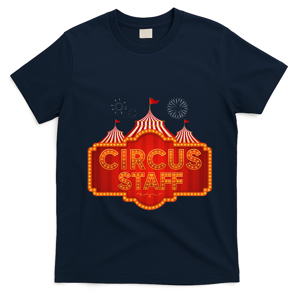 Circus Staff Clown Funny Halloween Costume Women T-Shirt - Navy Blue