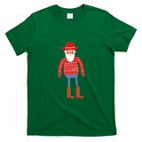 Cowboy Santa Claus - Green