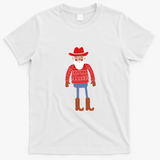 Cowboy Santa Claus - White