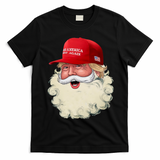 Christmas Santa Claus Donald Trump Make America Great Again T-Shirt - Black