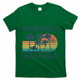 Charleston South Carolina Beach Summer Vacation T-Shirt - Green