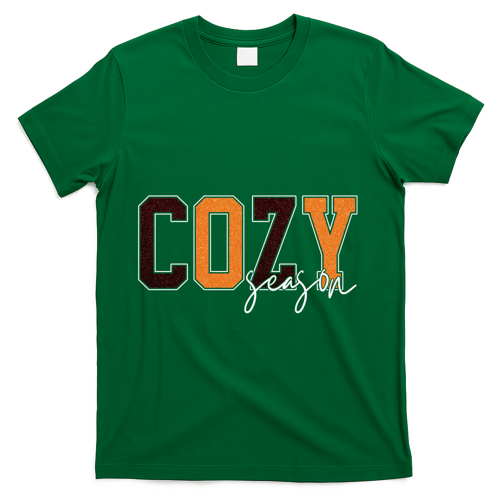 Cozy Season Fall Lover T-Shirt - Green