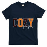 Cozy Season Fall Lover T-Shirt - Navy