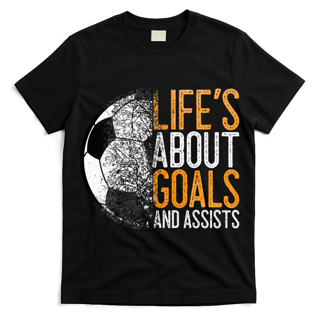 Cool Soccer For Soccer Lovers Player Football Goal  T-Shirt