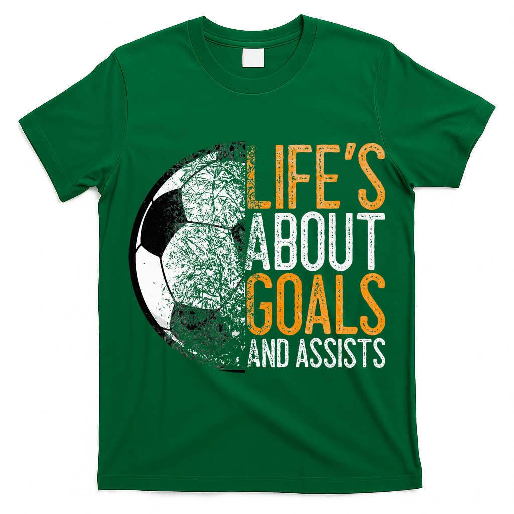 Cool Soccer For Soccer Lovers Player Football Goal  T-Shirt