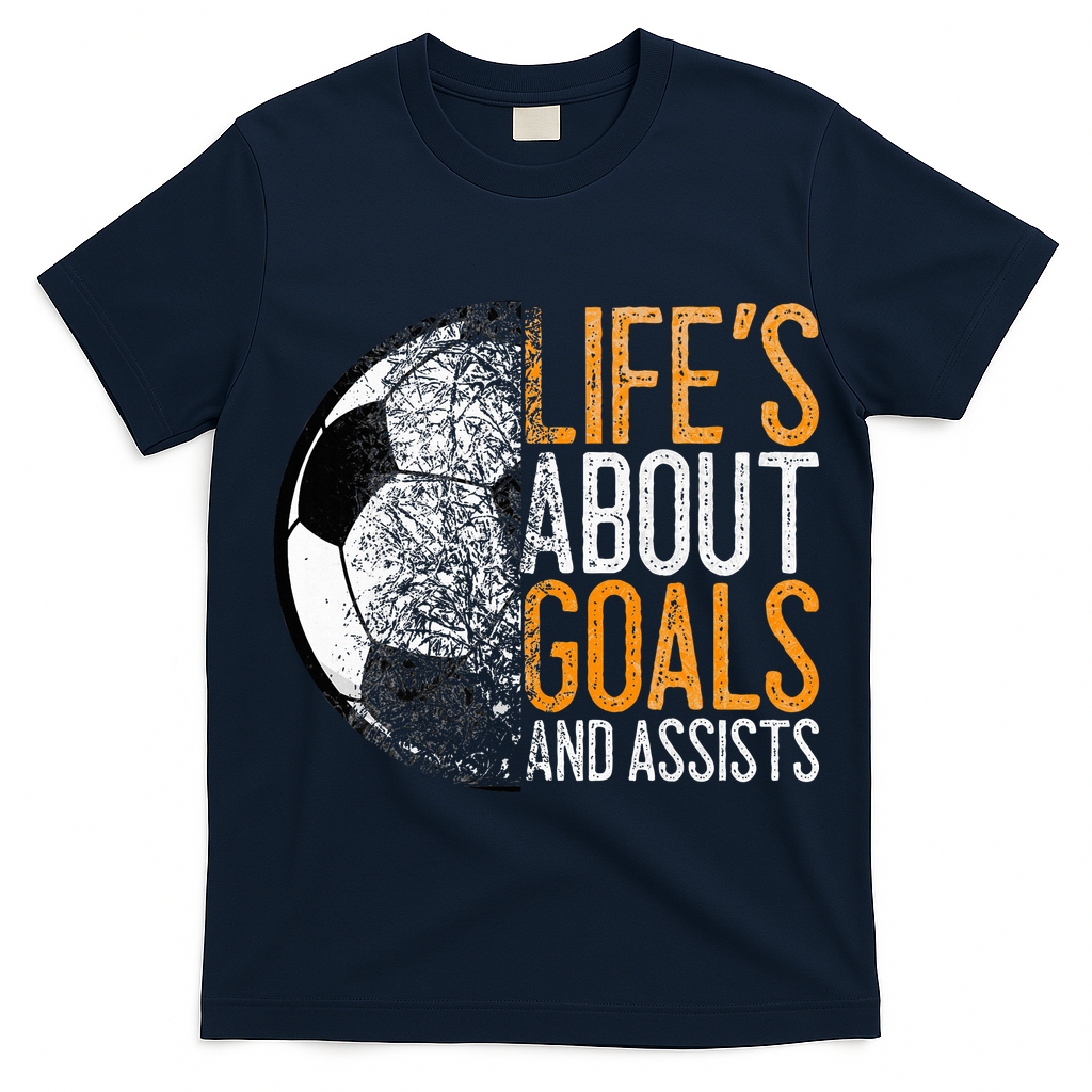 Cool Soccer For Soccer Lovers Player Football Goal  T-Shirt