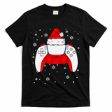 Christmas Santa Gamer Controller Boys Teens Gaming Xmas T-Shirt
