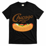 Chicago Style Hot Dog Summer T-Shirt - Black