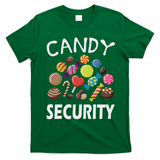 Candy Security Halloween Costume Party T-Shirt - Irish Green