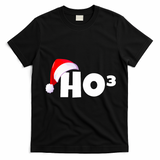 Christmas Santa Hohoho Math & Physics Joke T-Shirt - Black
