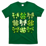 Cute St Patricks Day Bow Coquette Saint Paddys T-Shirt