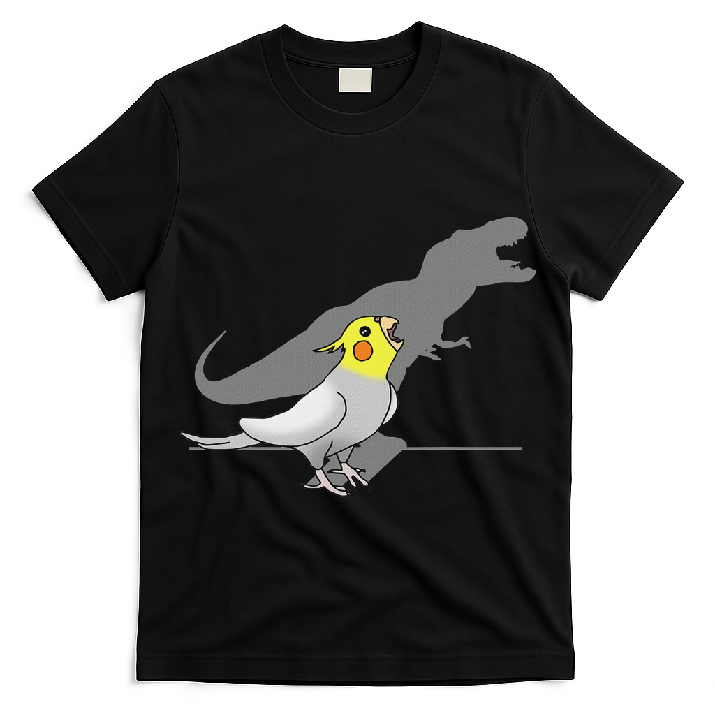 Cute Screaming Parrot Funny T Rex Cockatiel T-Shirt