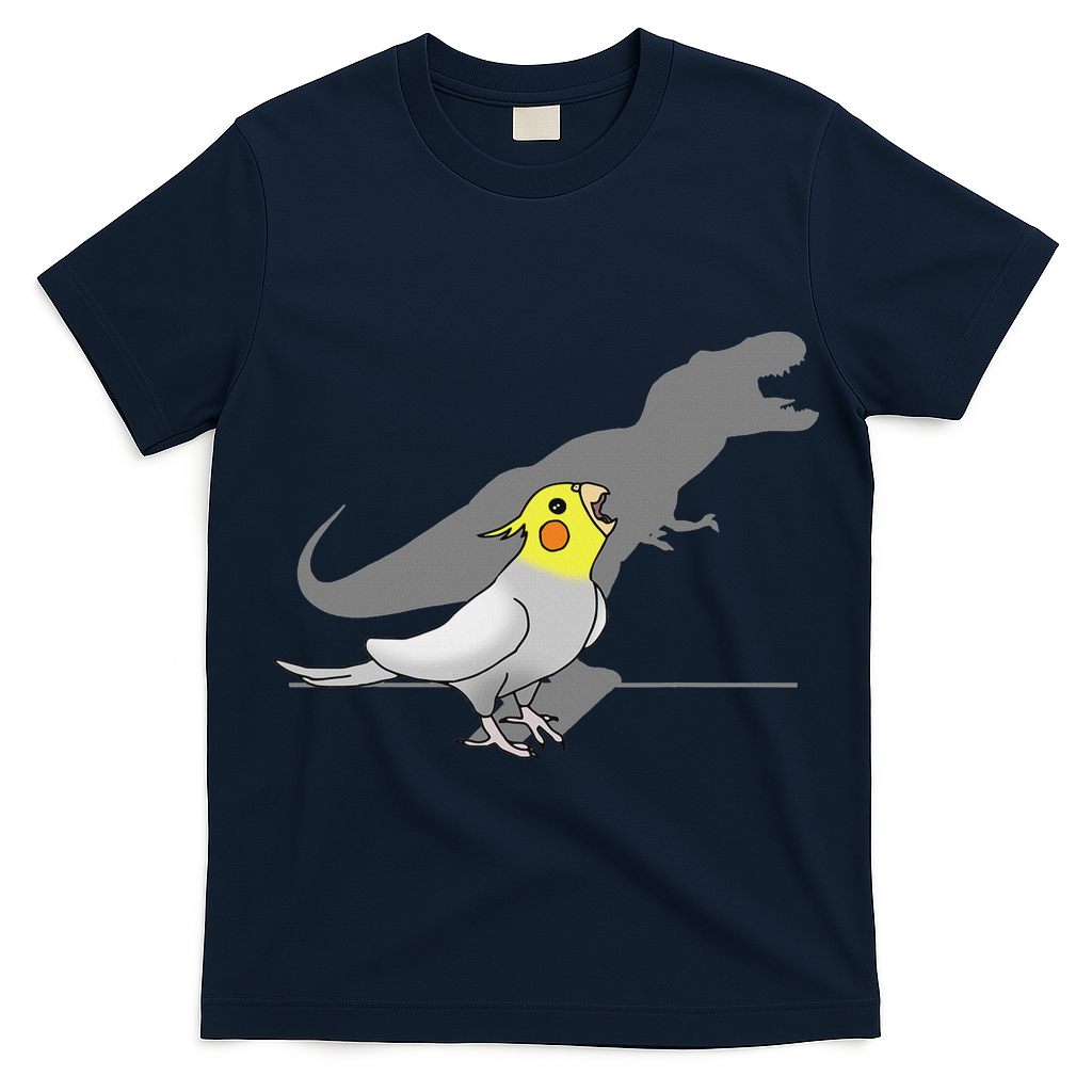 Cute Screaming Parrot Funny T Rex Cockatiel T-Shirt