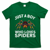 Cute Spider Spider Web Tarantula Arachnid T-Shirt - Irish Green