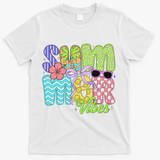 Coquette Summer Vibes Preppy Summer Retro Beach Trendy T-Shirt - White