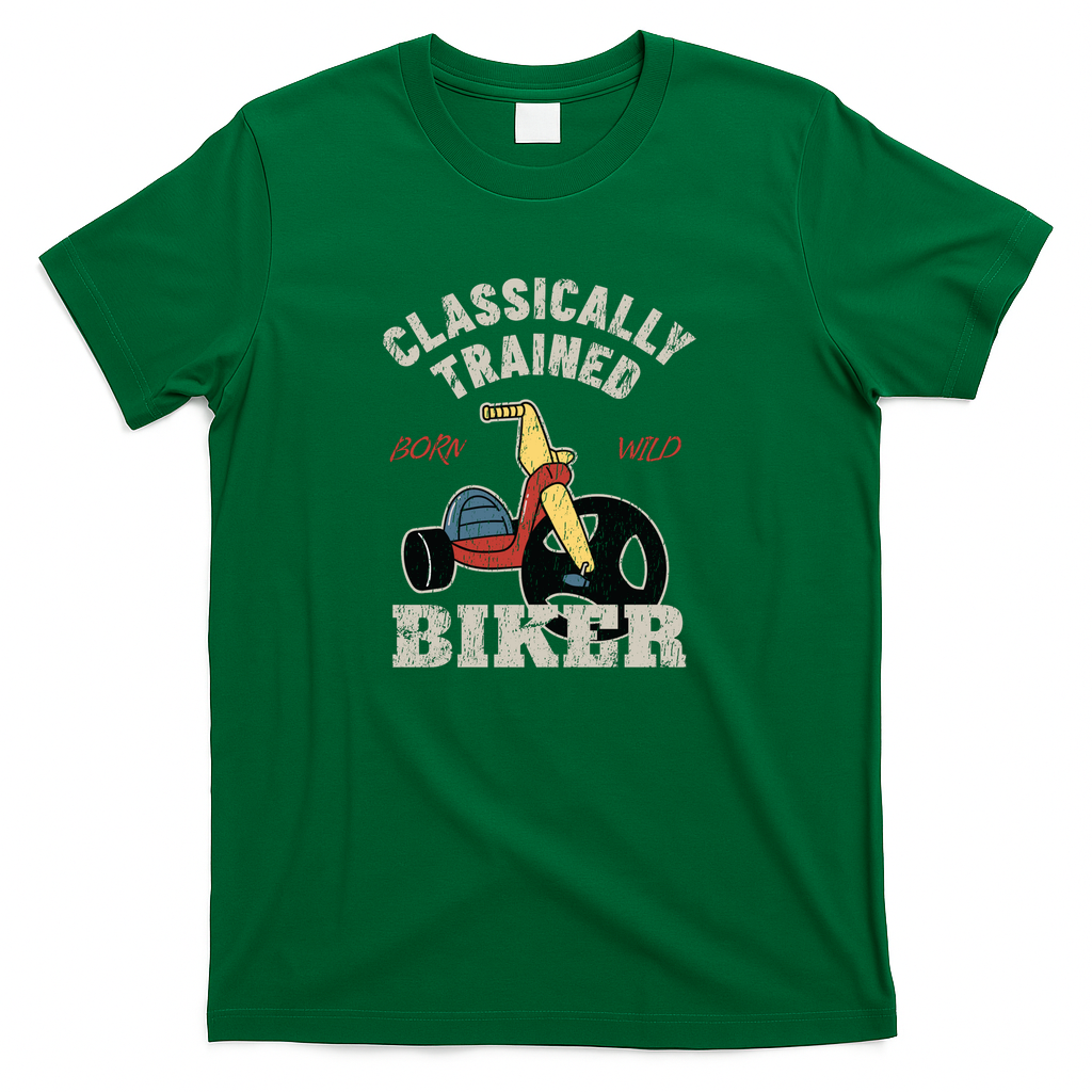 Classically Trained Biker - Green