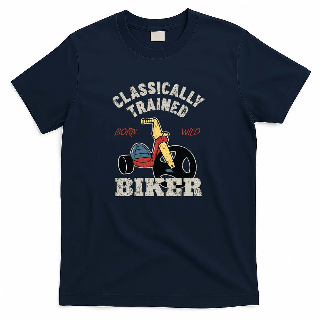 Classically Trained Biker - Navy