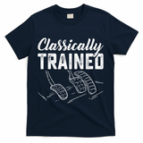 Classically Trained Car Pedals Driving T-Shirt - Navy