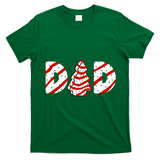 Christmas Tree Cake Matching Family Party Pajama Dad T-Shirt - Irish Green