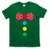 Clown Tie Costume Circus Rainbow Halloween Carnival T-Shirt - Irish Green