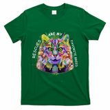 Colorful Texture Cat Rescues Are My Favorite T-Shirt