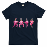 Cute Trump Dance Easter Day Bunny Funny Trump Easter Day T-Shirt - Navy