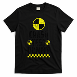 Crash Test Dummy Last Minute Costume Funny Halloween T-Shirt - Black