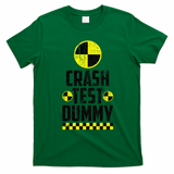 Crash Test Dummy Last Minute Costume Funny Halloween T-Shirt - Irish Green