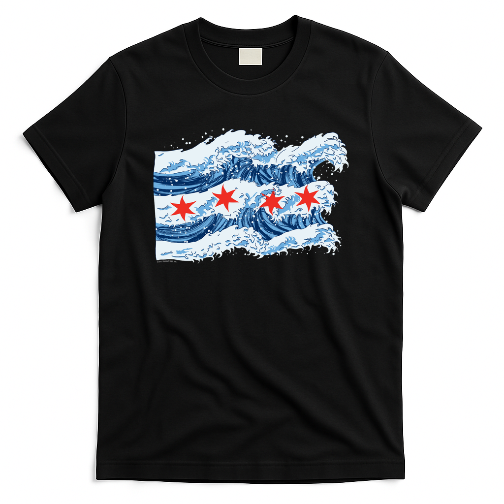 Chicago Tsunami Flag - Black