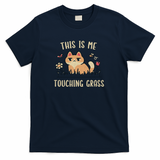 Cat Touching Grass - Navy