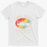 Camel Towing Halloween Retro T-Shirt - White