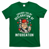 Consider This My Declaration Of Intoxication T-Shirt - Green