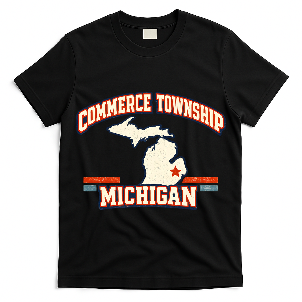 Commerce Township MI Classic Hometown Pride T-Shirt