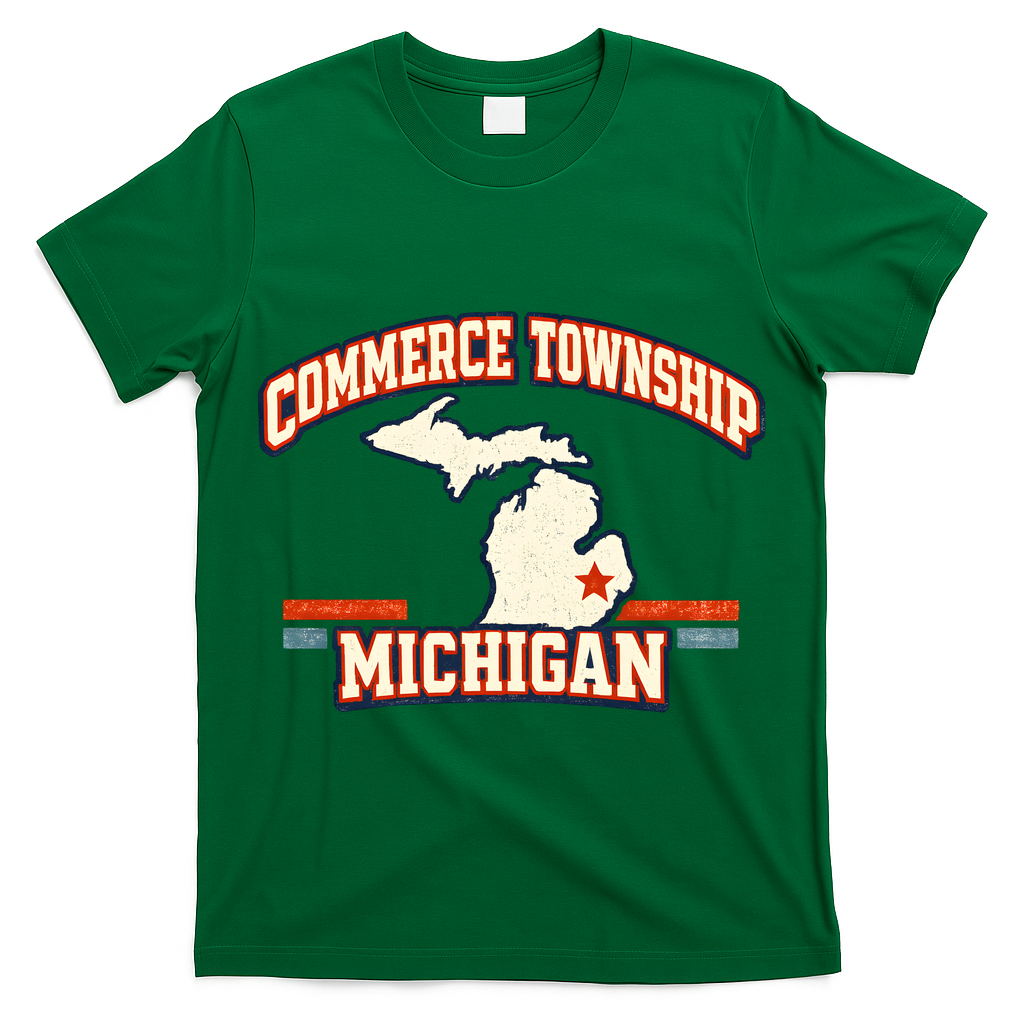 Commerce Township MI Classic Hometown Pride T-Shirt