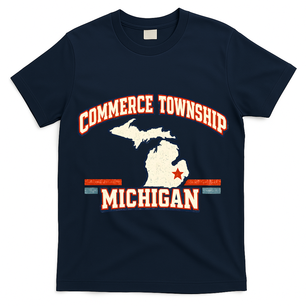 Commerce Township MI Classic Hometown Pride T-Shirt