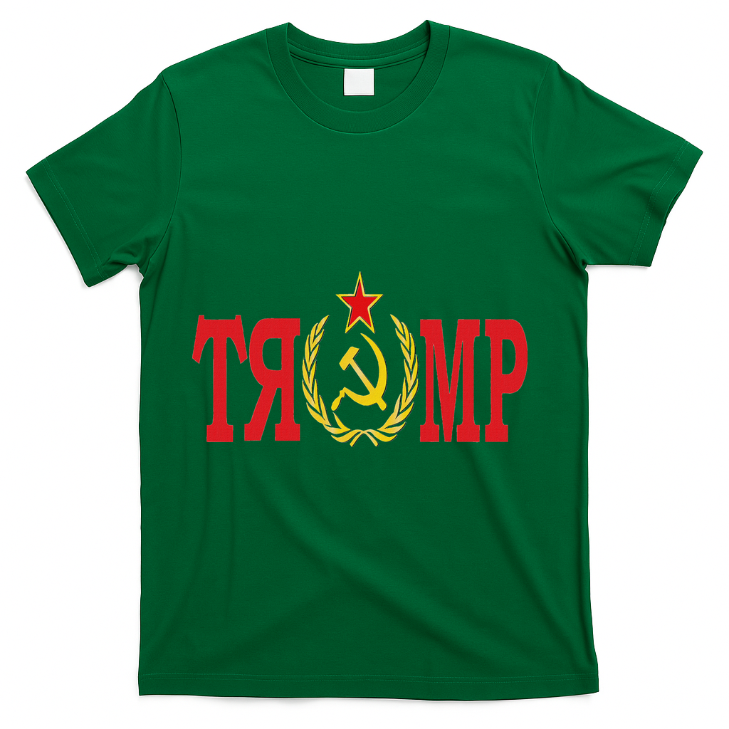 Comrade Trump Russian Fool Trump Impeach Trump Russian T-Shirt - Green