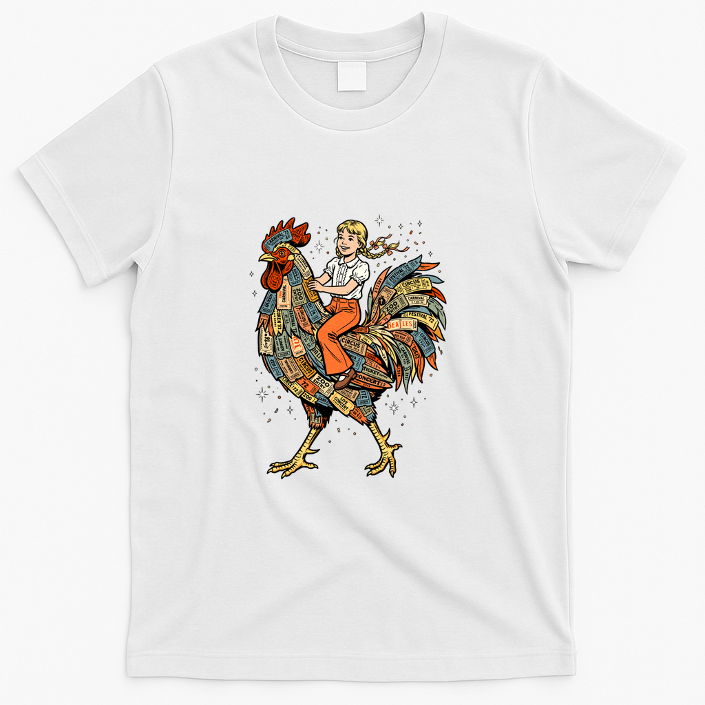 Chicken To Ride - White