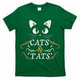 Cats & Tats Tattoo Artist Body Art Ink Cat Mom Cat Dad T-Shirt