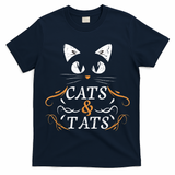 Cats & Tats Tattoo Artist Body Art Ink Cat Mom Cat Dad T-Shirt