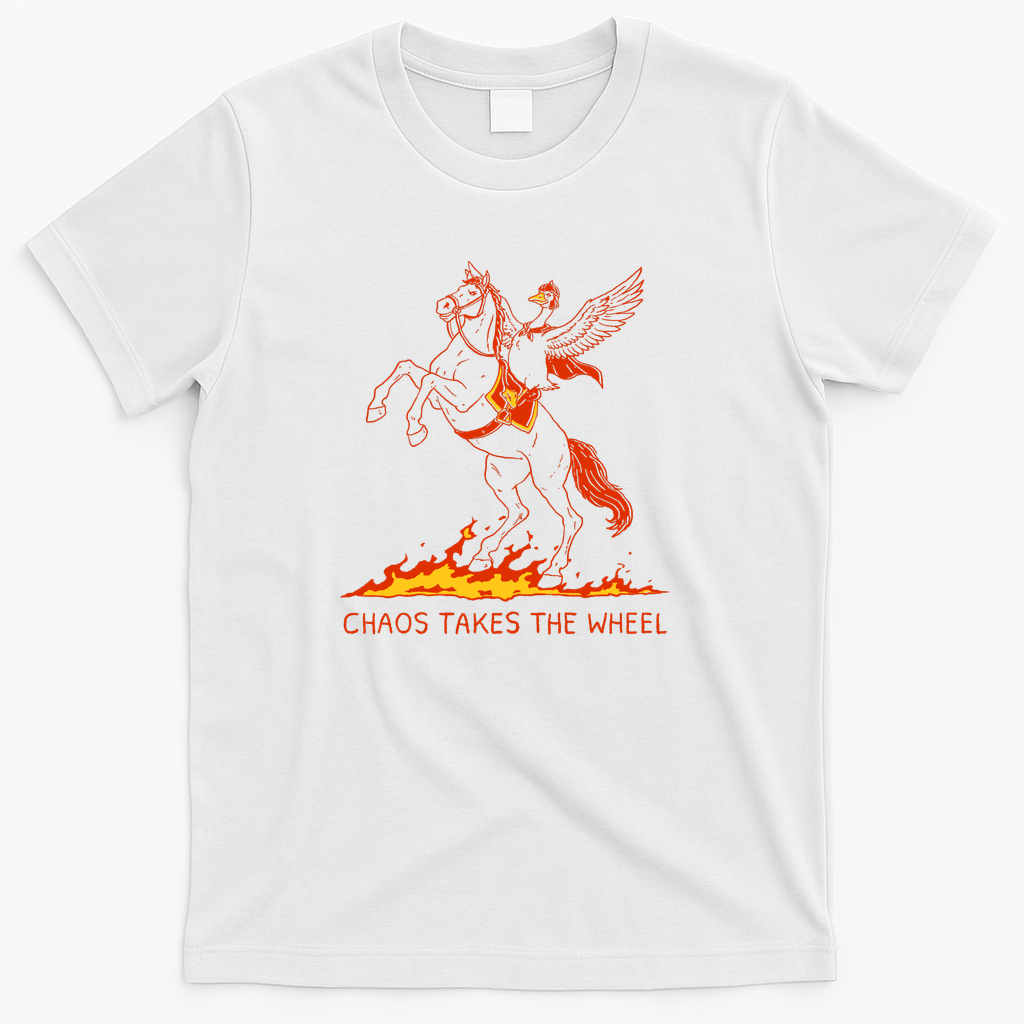 Chaos Takes The Wheel - White