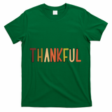 Cute Thankful Thanksgiving T-Shirt - Green