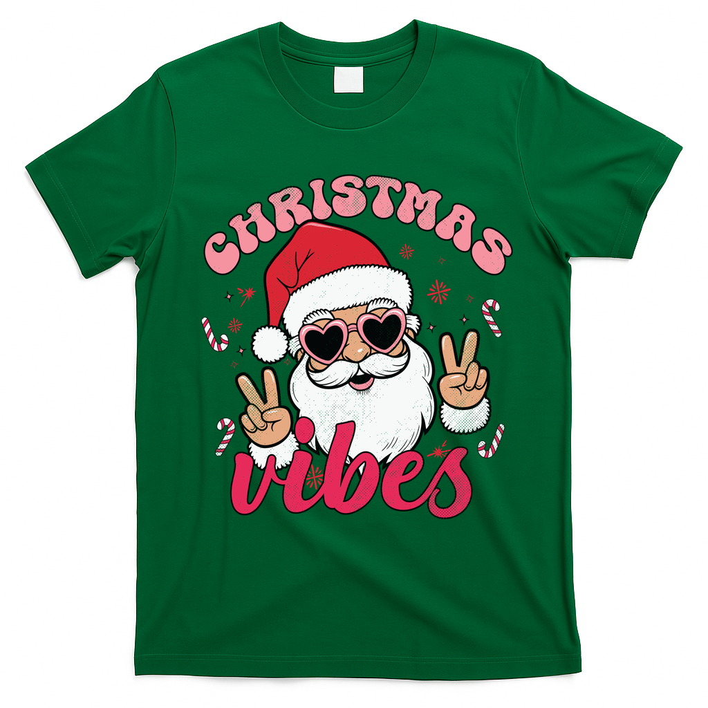 Christmas Vibes T-Shirt - Irish Green
