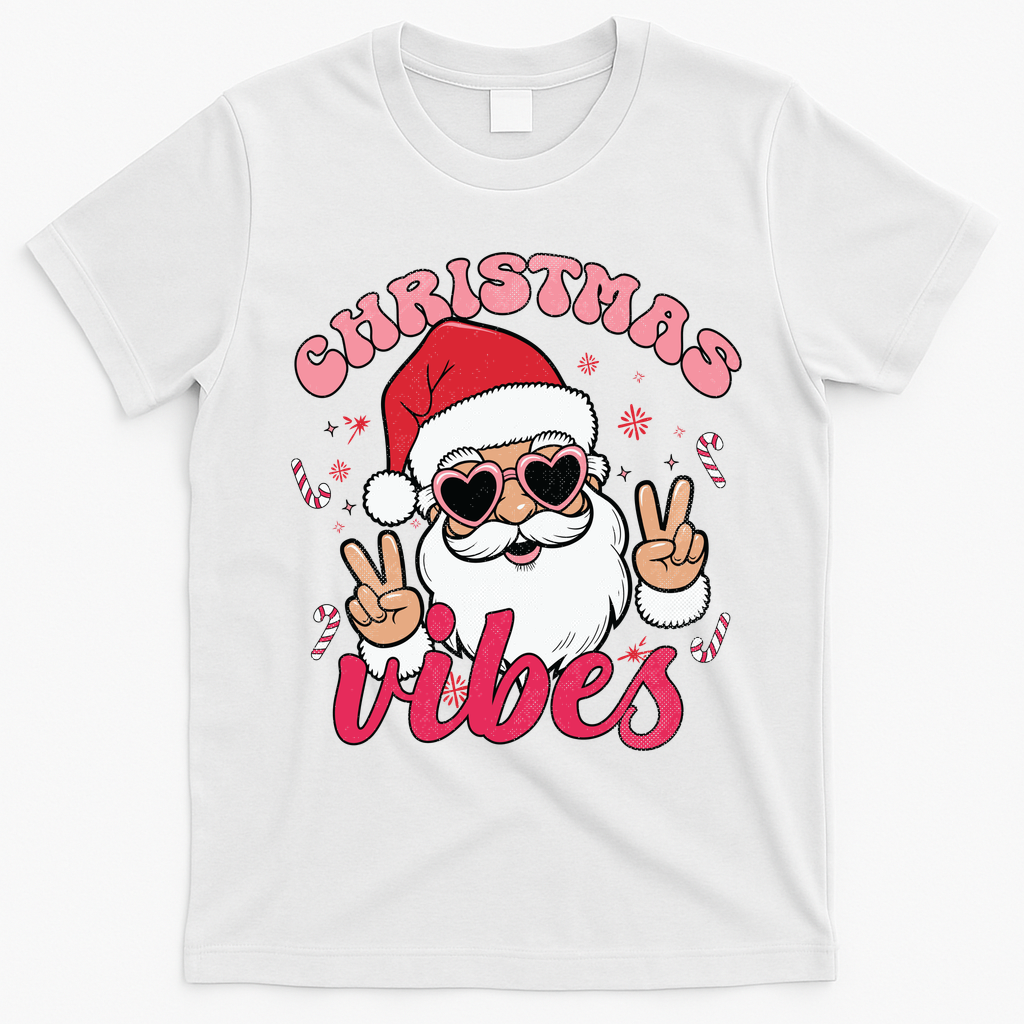 Christmas Vibes T-Shirt - White