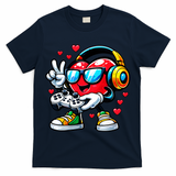 Cool Valentine's Day Gamer Heart Love Gaming T-Shirt