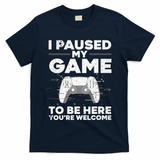 Cool Video Gamer For Men Kids Game Paused Gaming Gamers T-Shirt